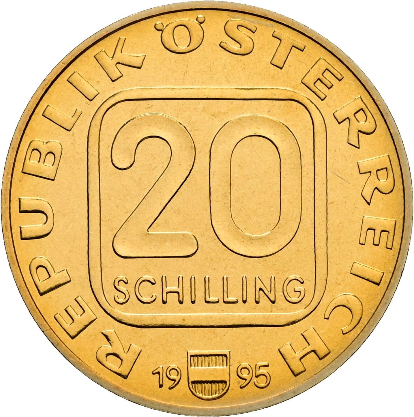 20 Schilling 1995 – Vorderseite