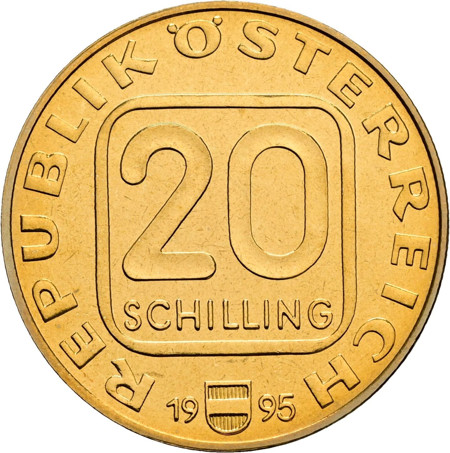 20 Schilling 1995 – Vorderseite