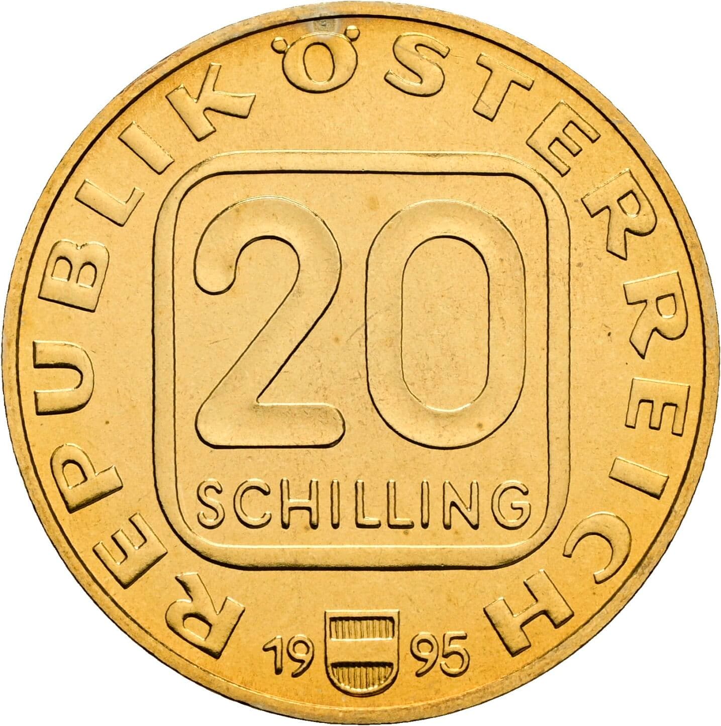 20 Schilling 1995 – Vorderseite