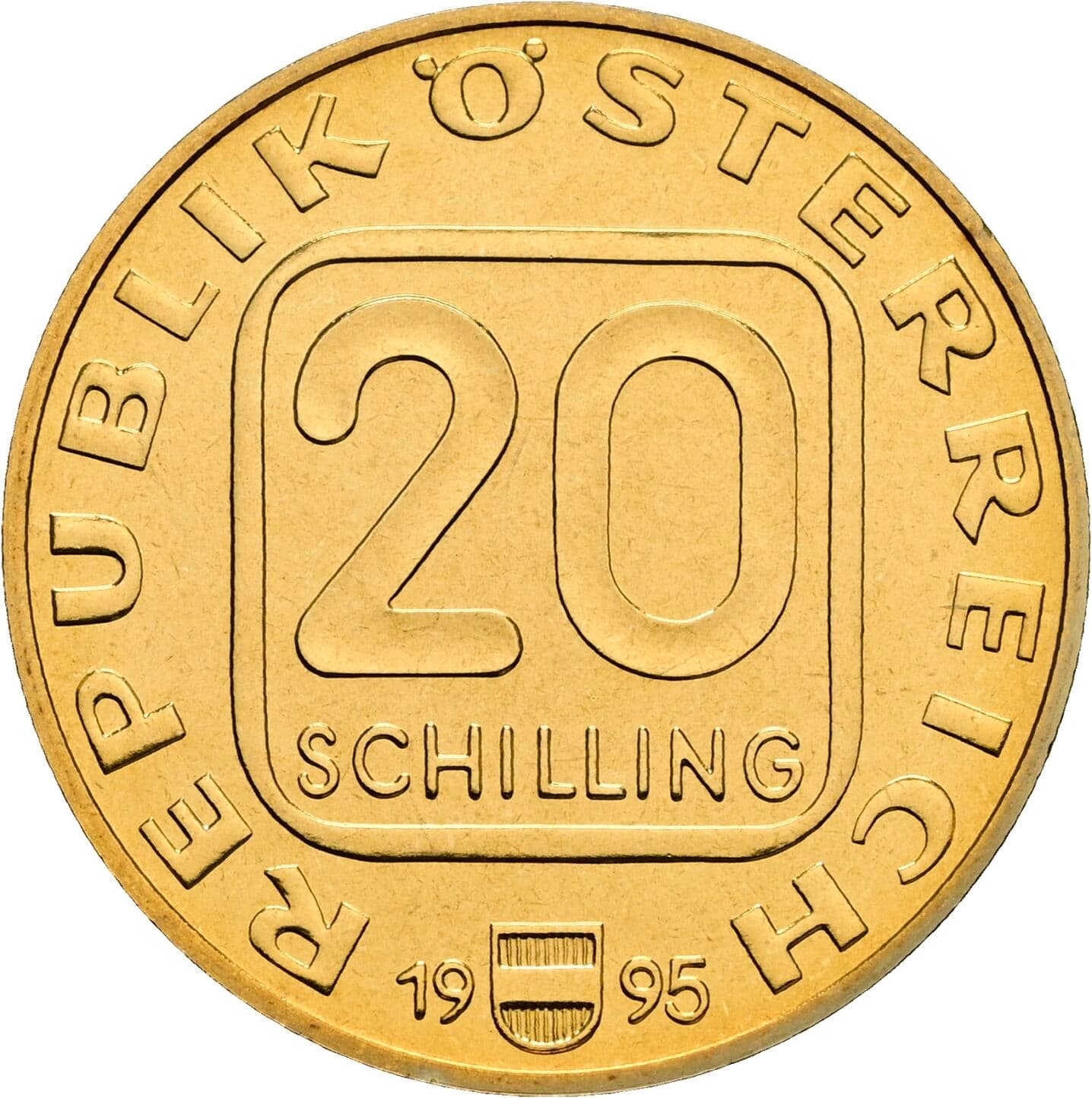 20 Schilling 1995 – Vorderseite
