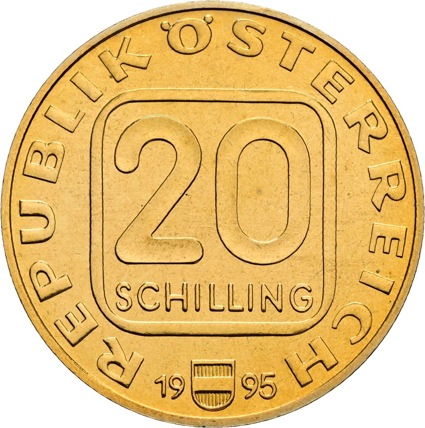 20 Schilling 1995 – Vorderseite