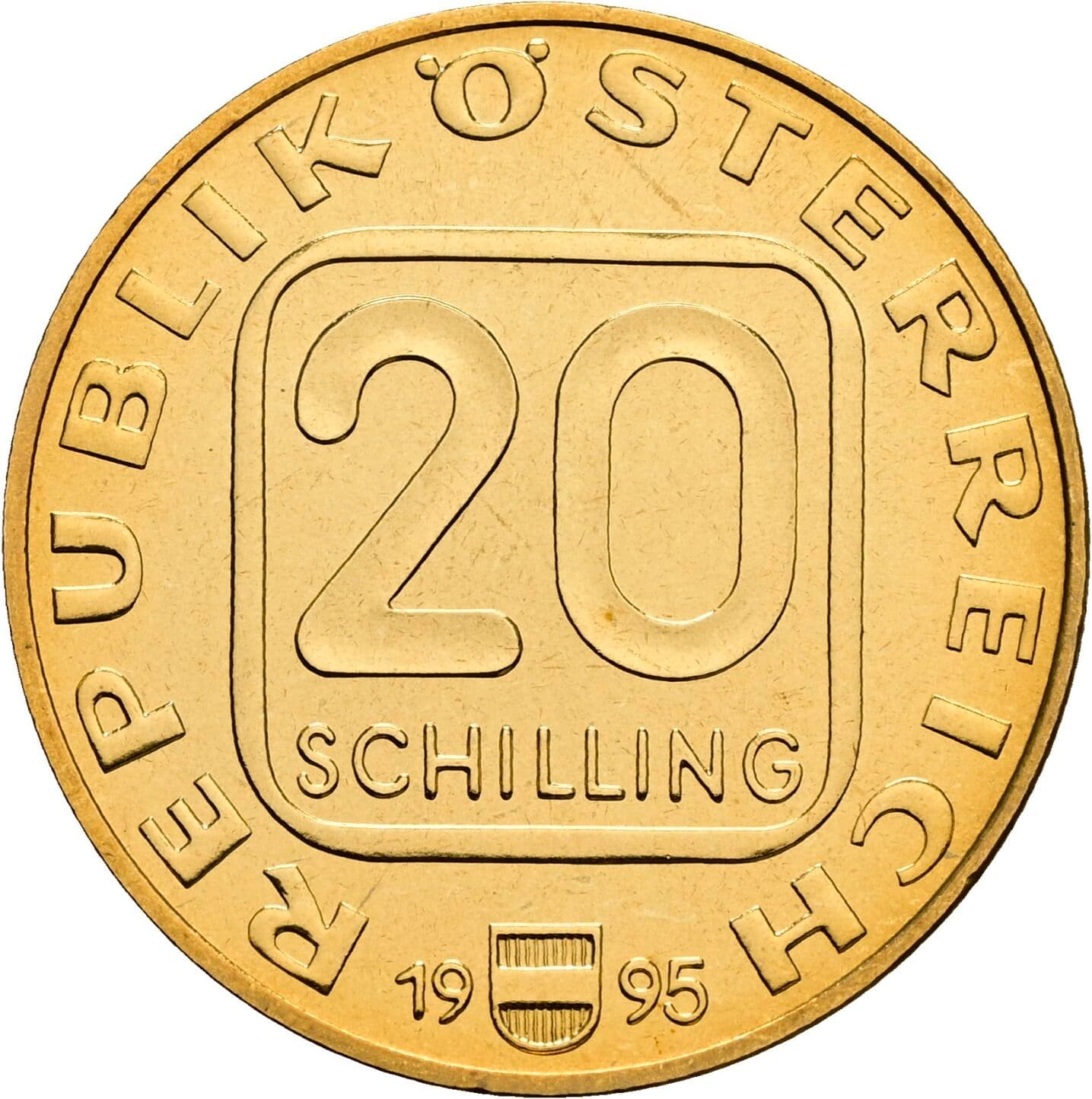 20 Schilling 1995 – Vorderseite