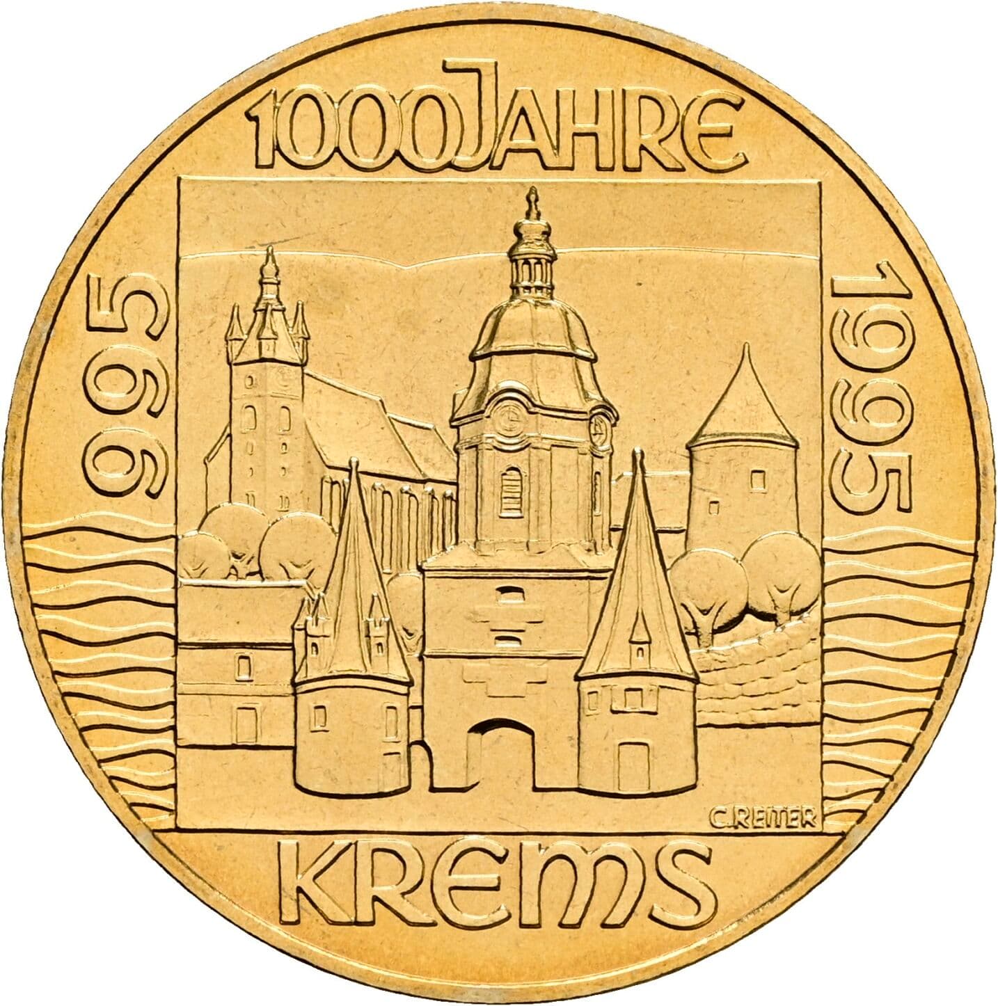 20 Schilling 1995 – Rückseite