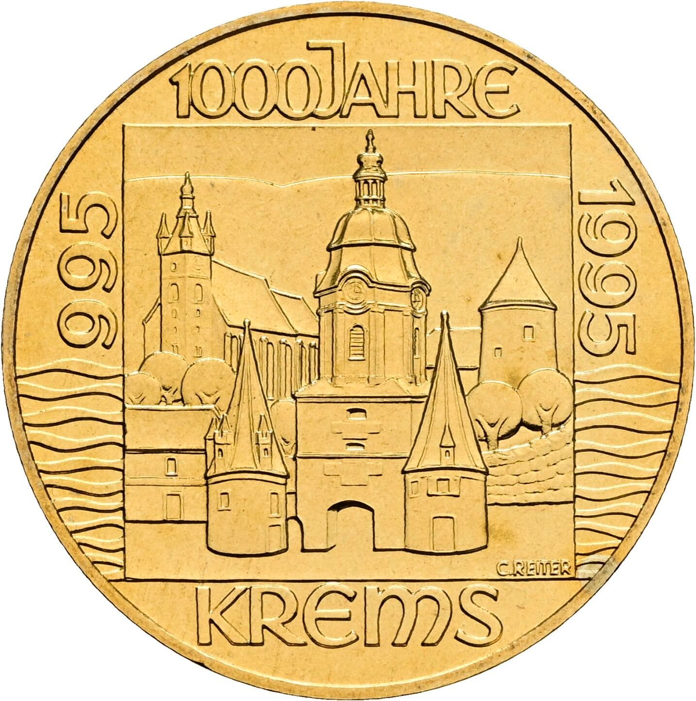 20 Schilling 1995 – Rückseite