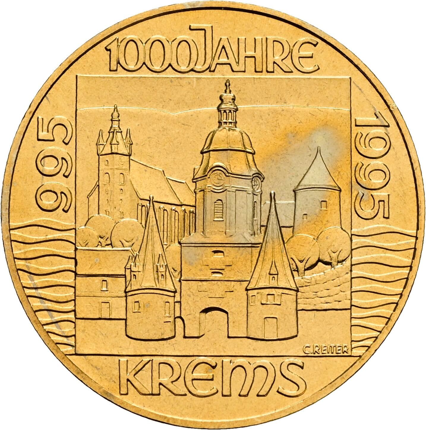 20 Schilling 1995 – Rückseite