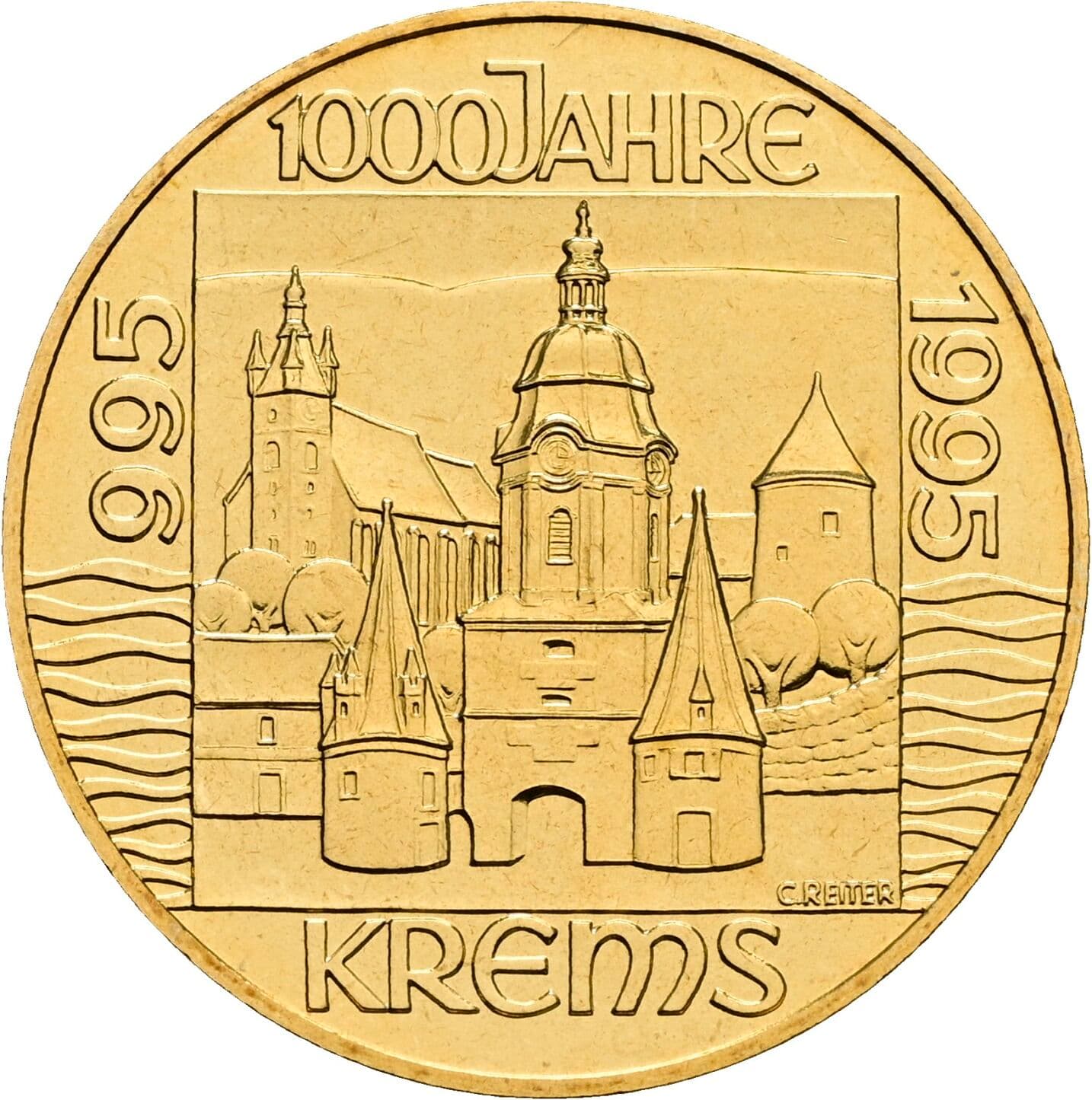 20 Schilling 1995 – Rückseite