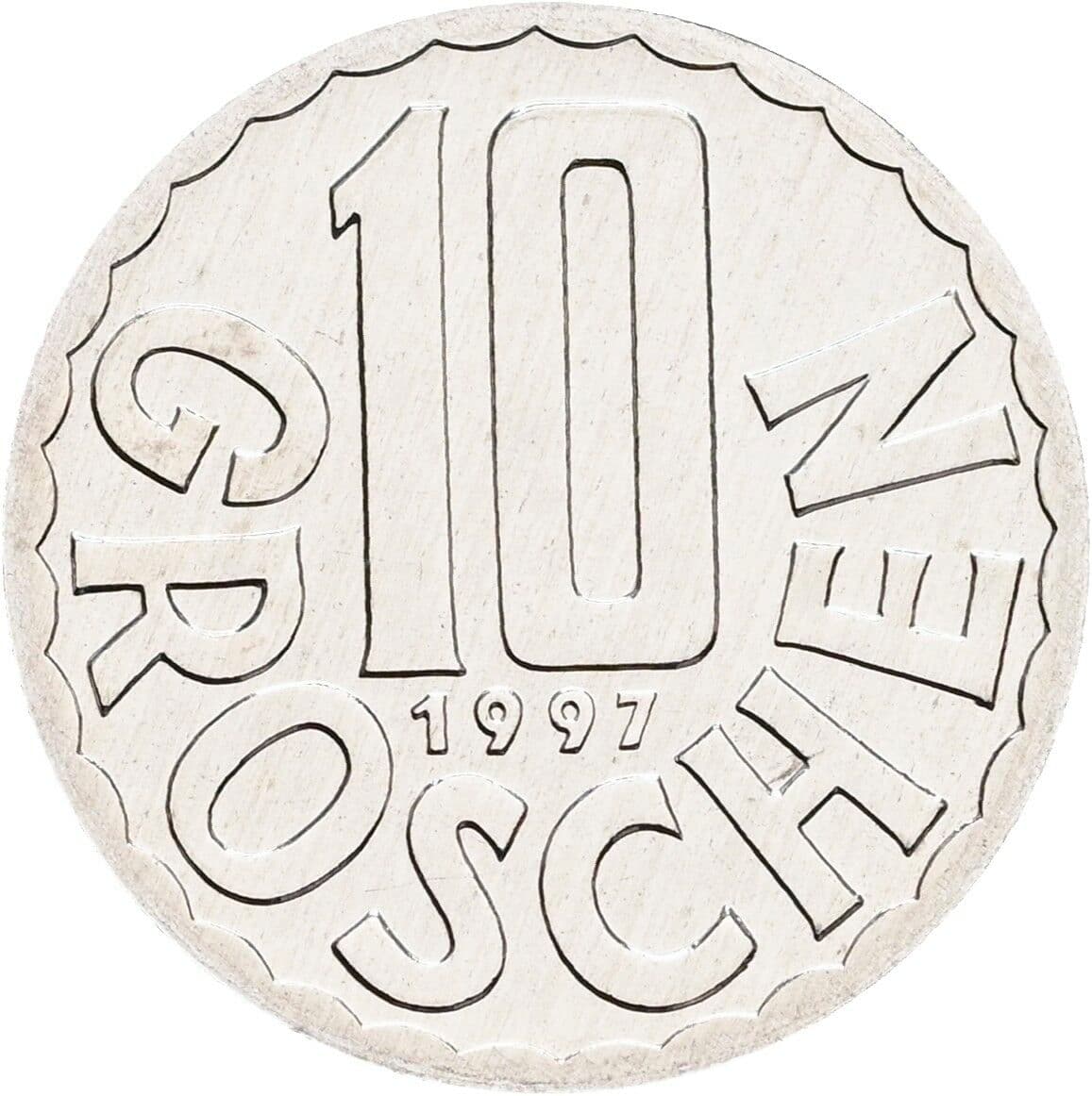 10 Groschen 1997 – Vorderseite