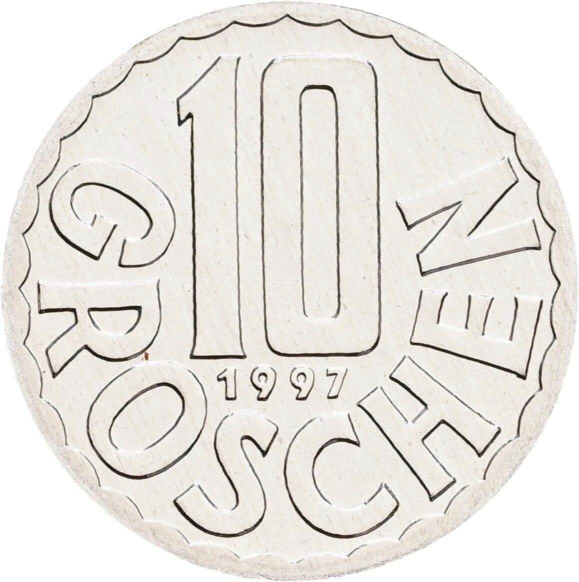 10 Groschen 1997 – Vorderseite