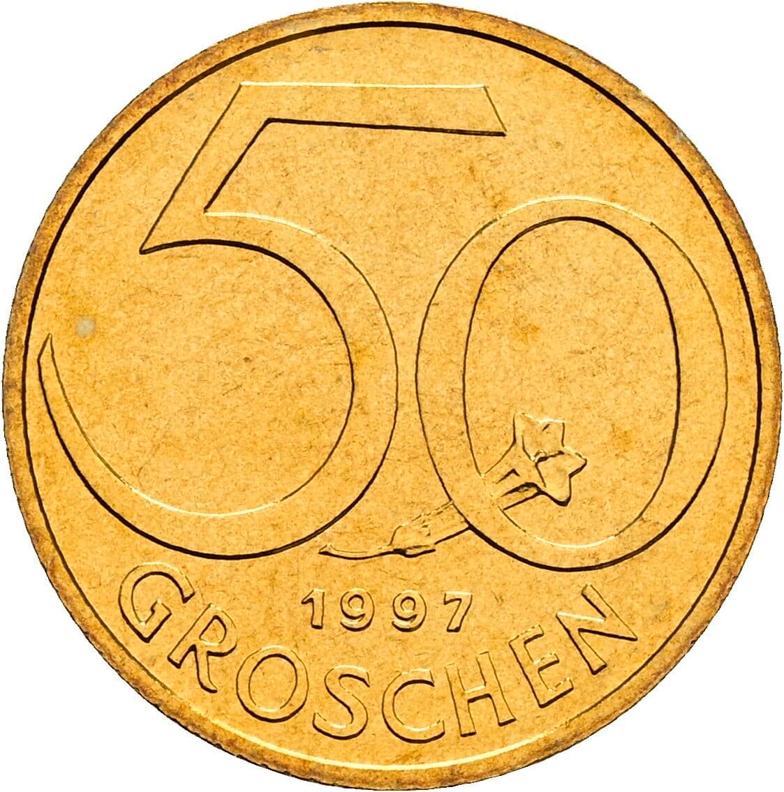 50 Groschen 1997 – Vorderseite
