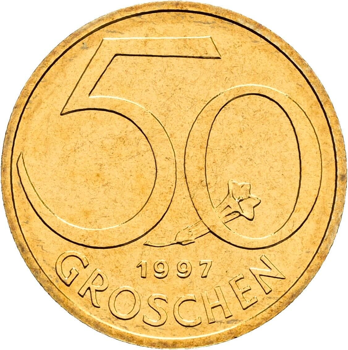 50 Groschen 1997 – Vorderseite