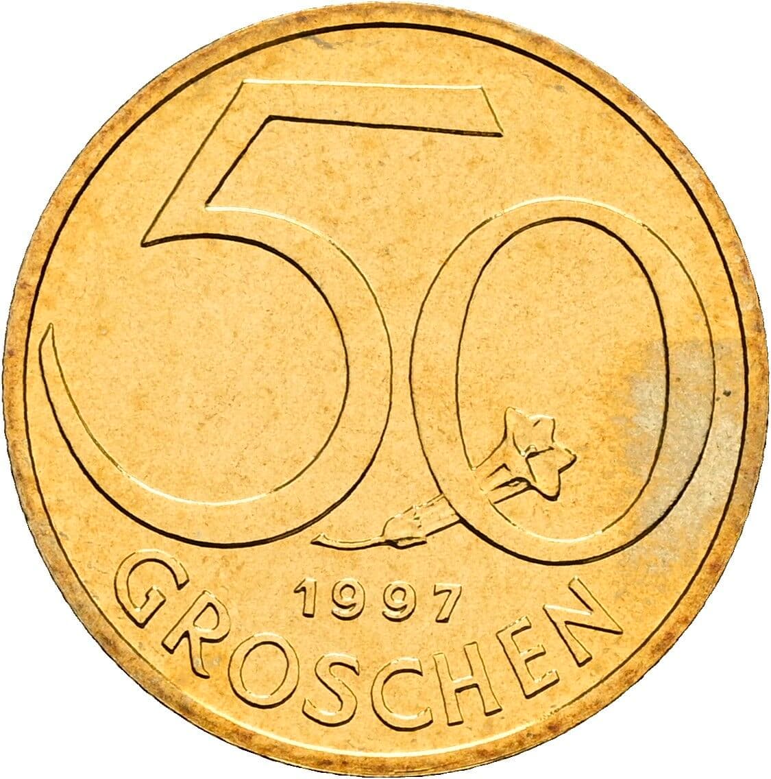 50 Groschen 1997 – Vorderseite