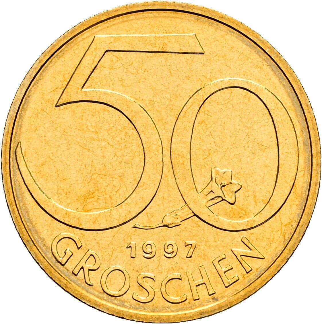 50 Groschen 1997 – Vorderseite