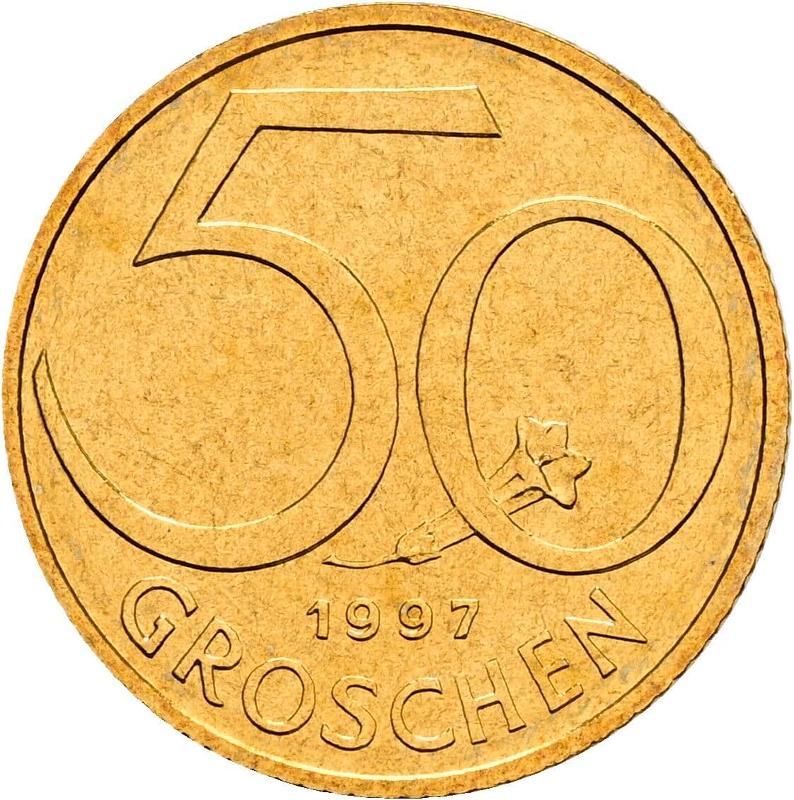 50 Groschen 1997 – Vorderseite