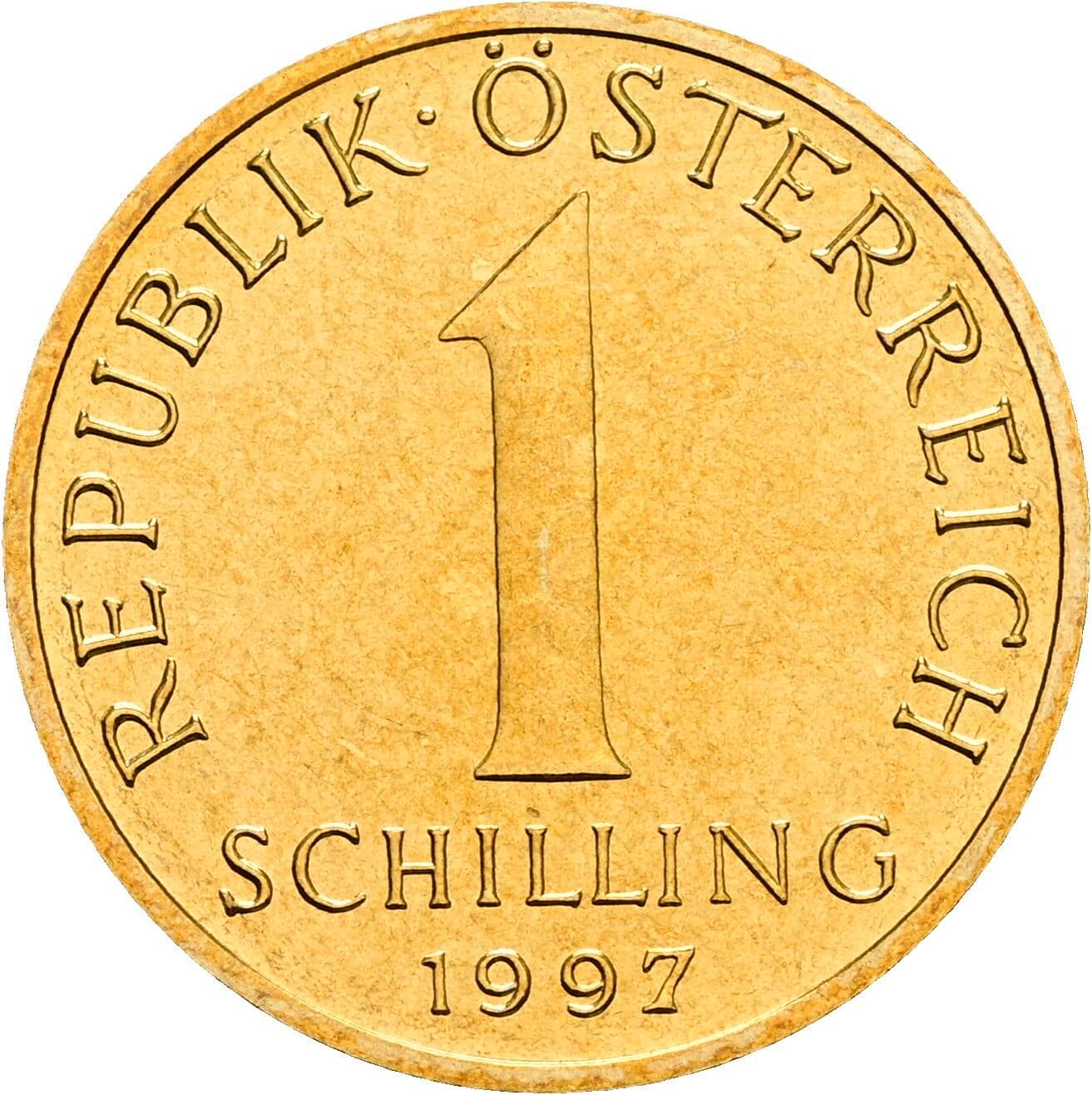 1 Schilling 1997 – Vorderseite