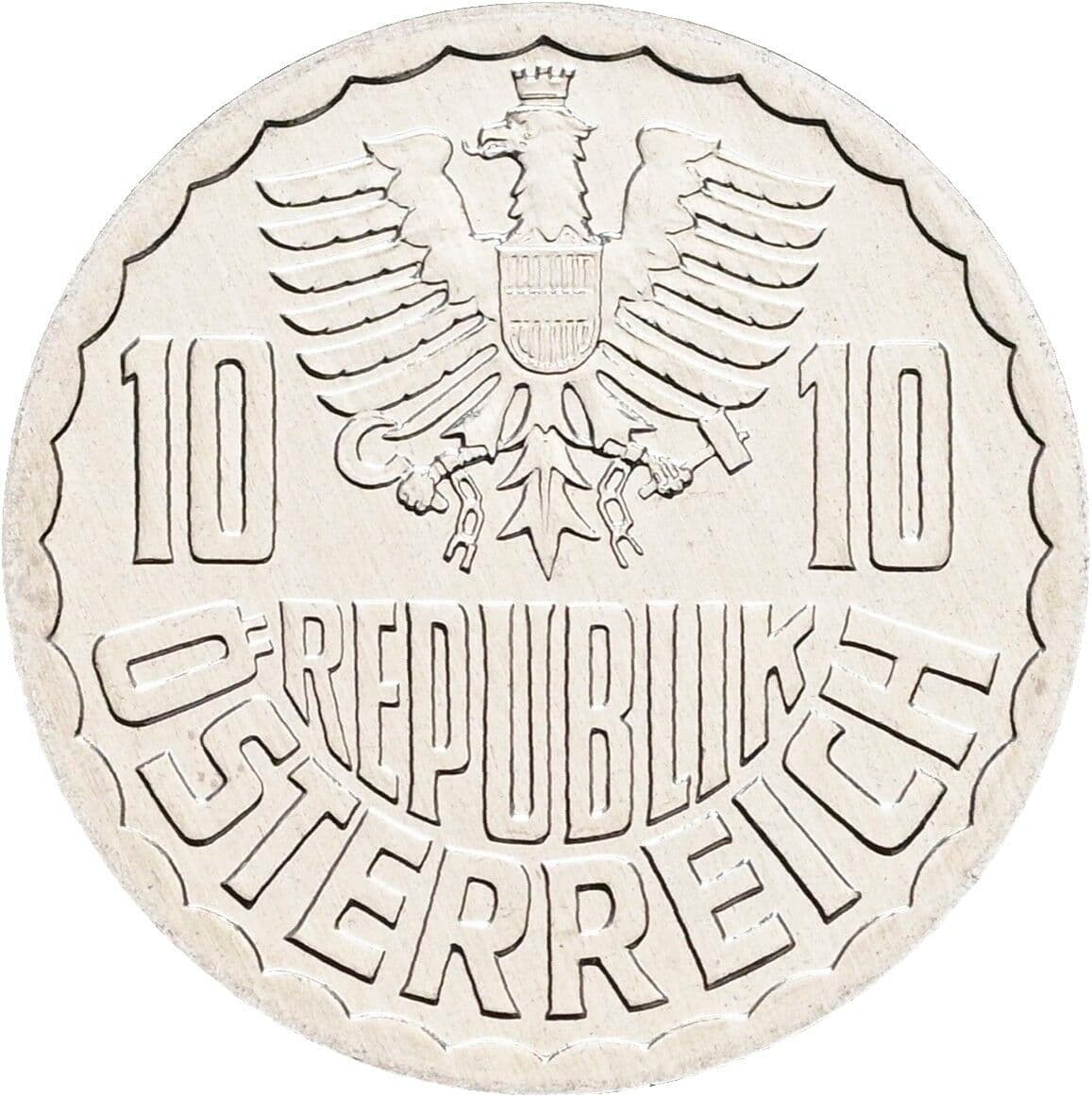 10 Groschen 1997 – Rückseite