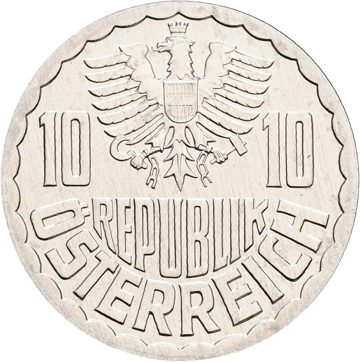 10 Groschen 1997 – Rückseite