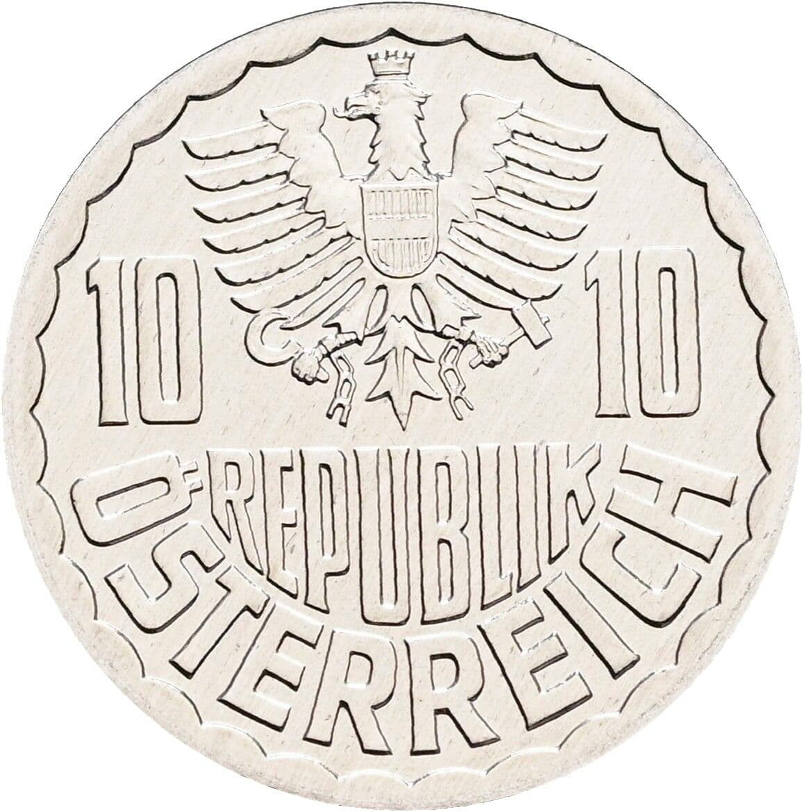 10 Groschen 1997 – Rückseite
