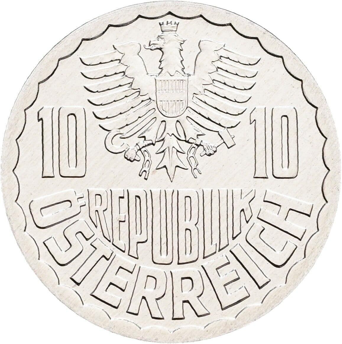 10 Groschen 1997 – Rückseite