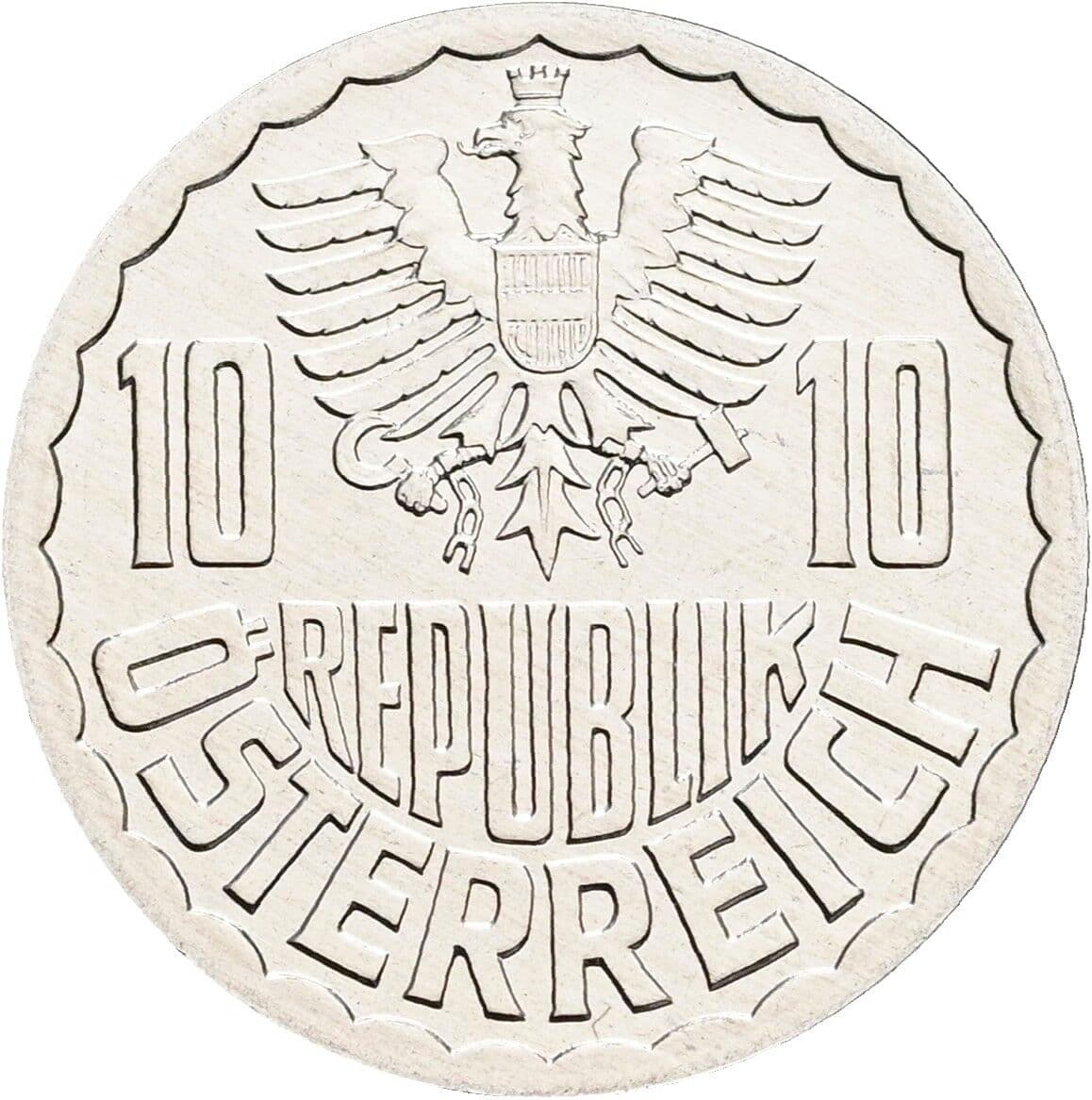 10 Groschen 1997 – Rückseite