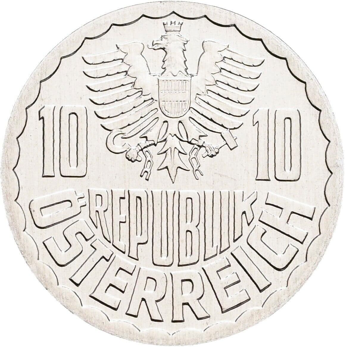 10 Groschen 1997 – Rückseite