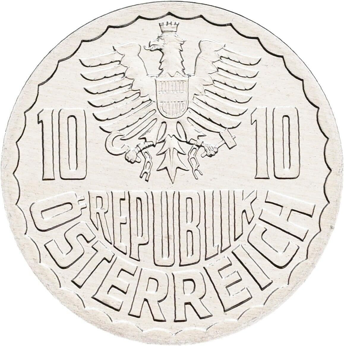 10 Groschen 1997 – Rückseite