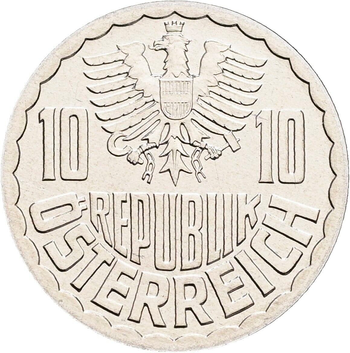 10 Groschen 1997 – Rückseite