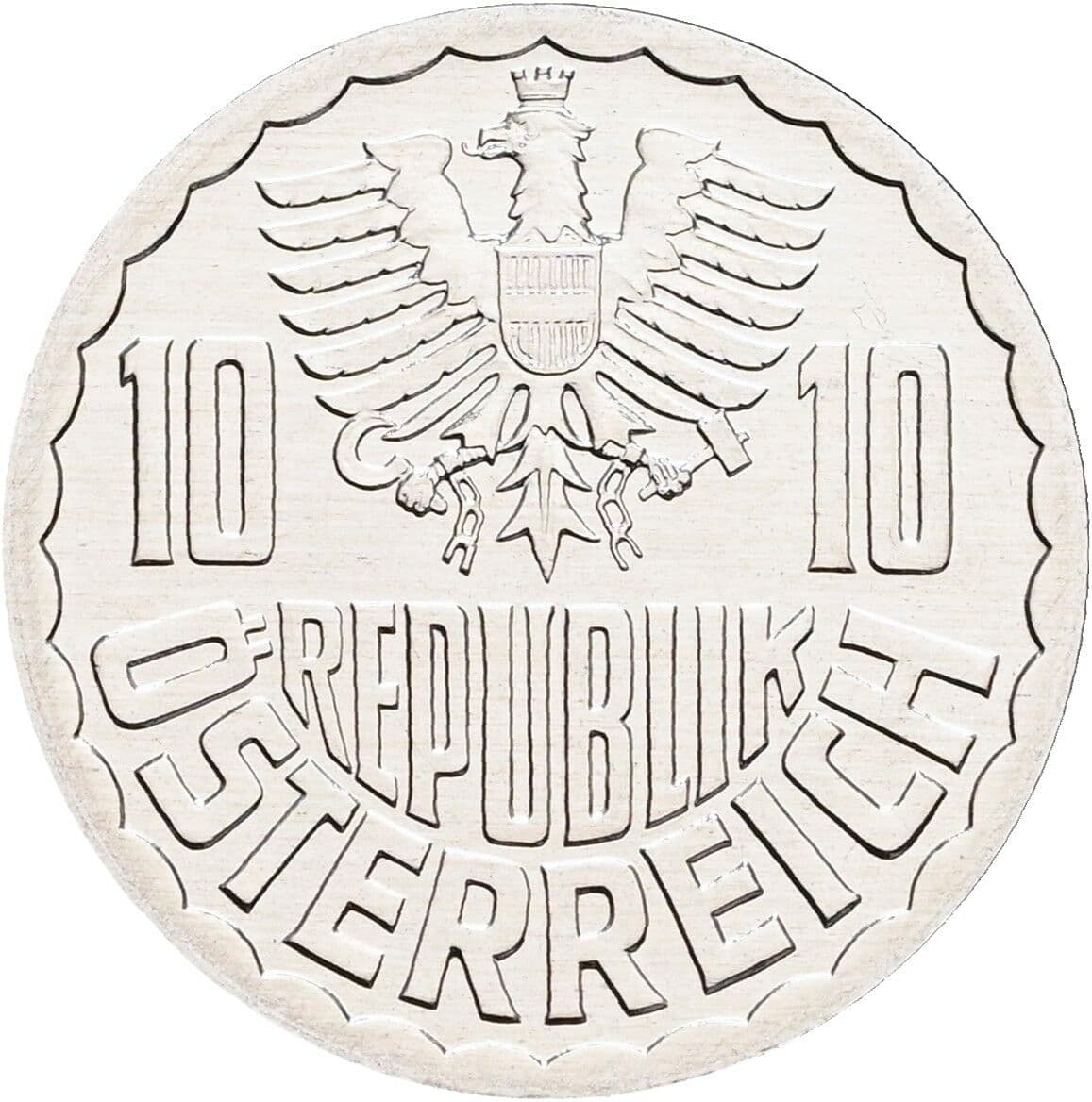 10 Groschen 1997 – Rückseite