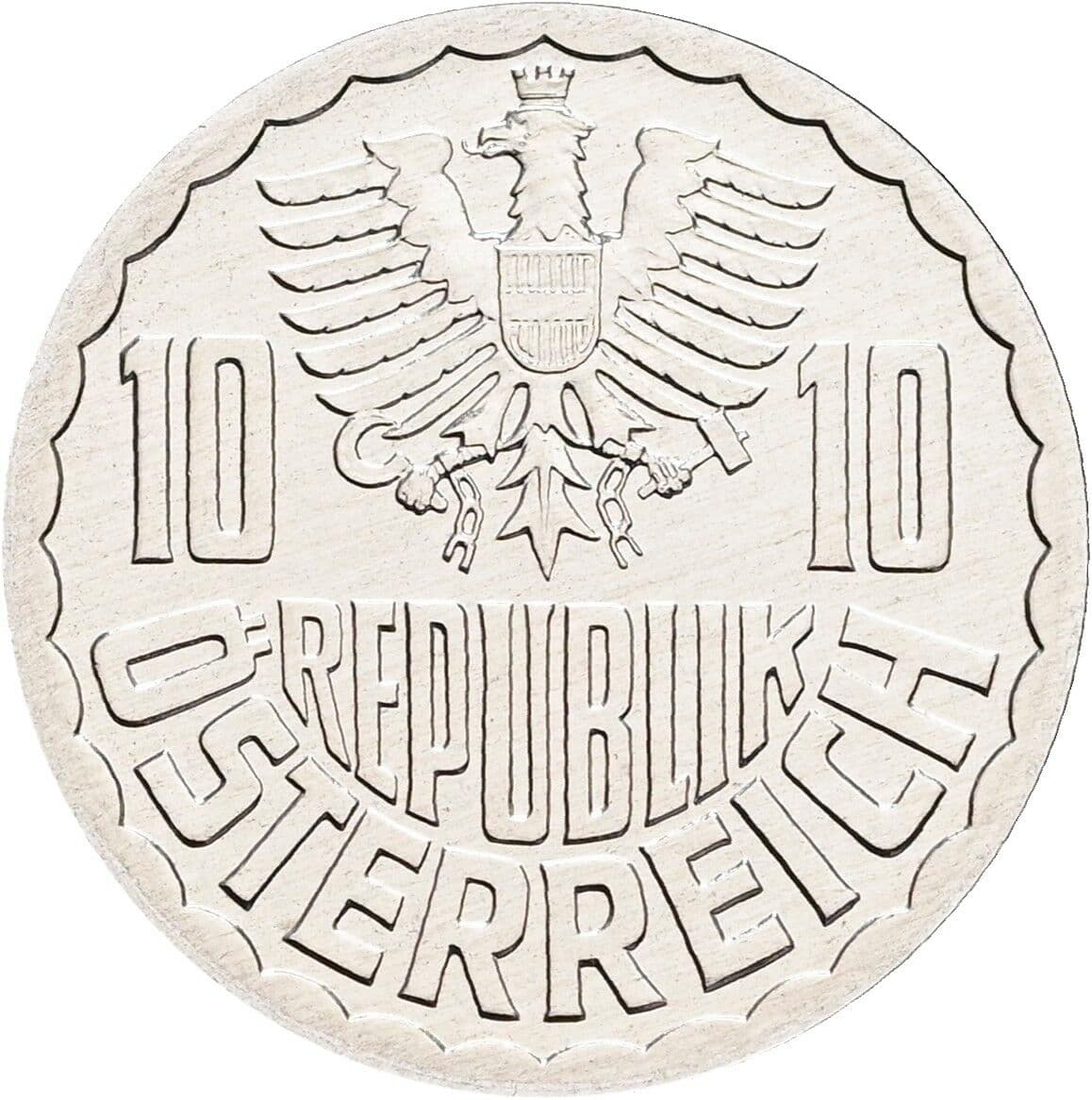 10 Groschen 1997 – Rückseite