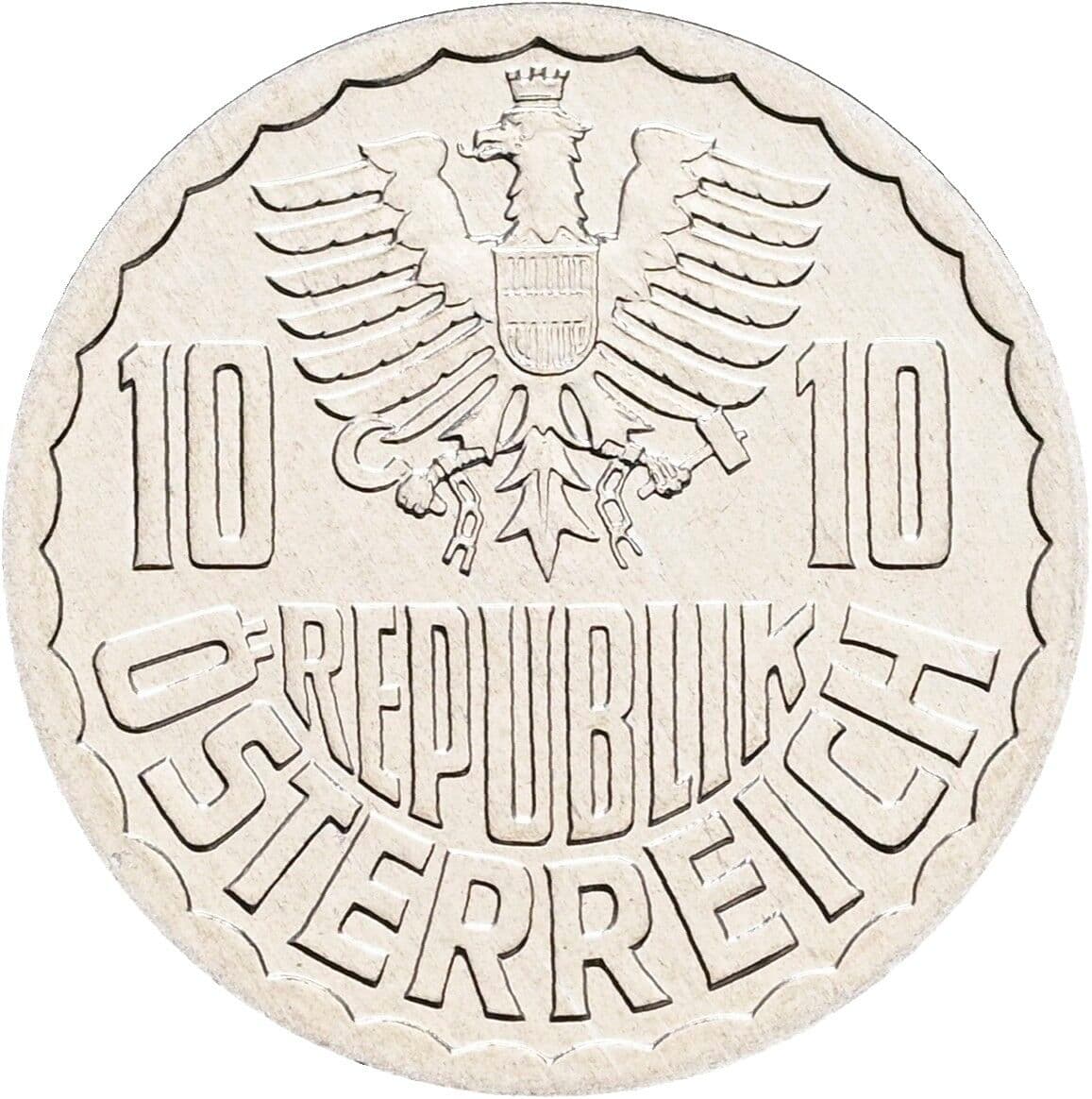10 Groschen 1997 – Rückseite