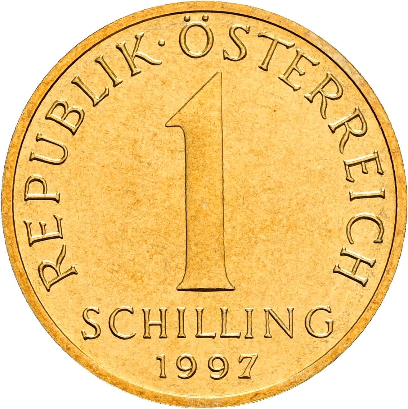 1 Schilling 1997 – Vorderseite