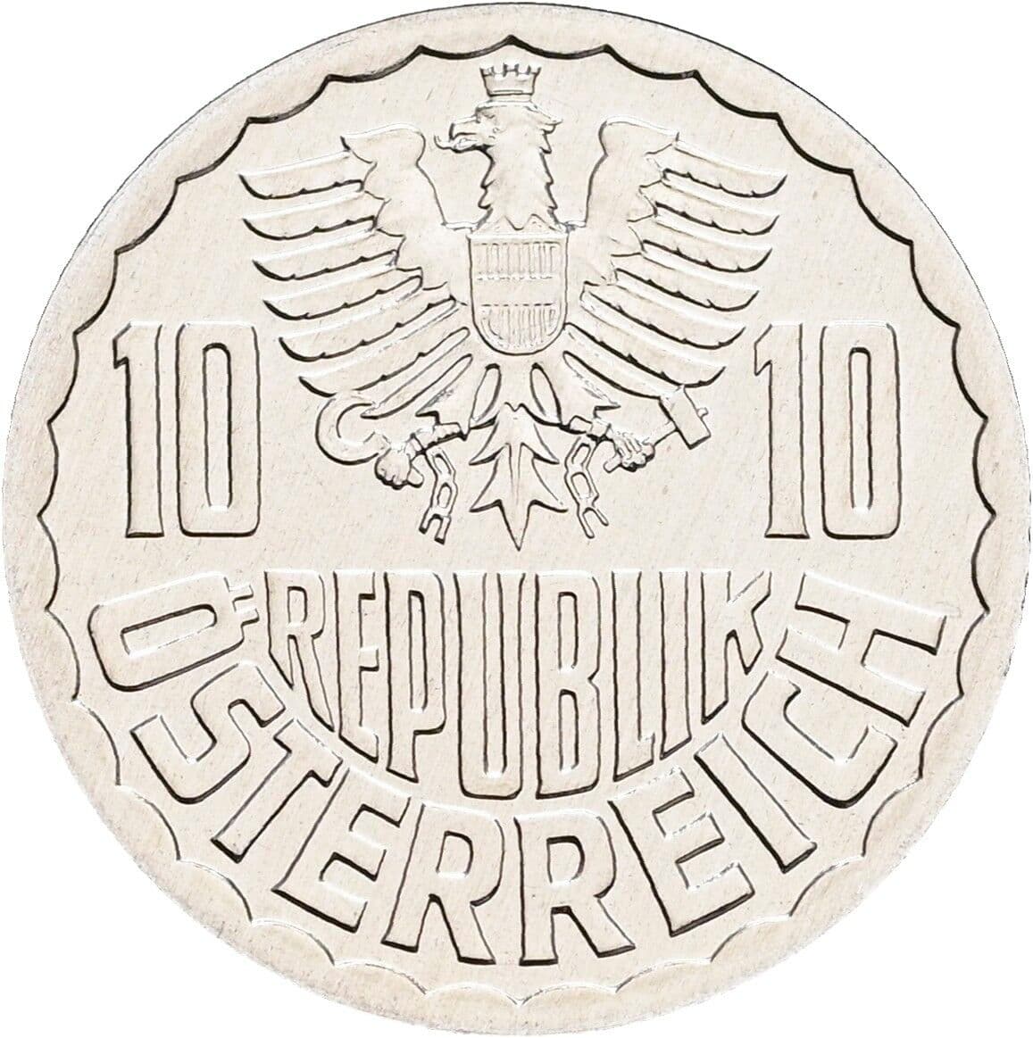 10 Groschen 1997 – Rückseite