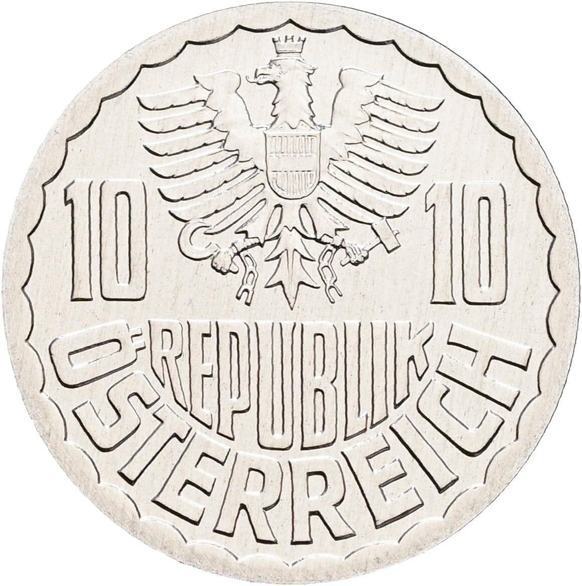 10 Groschen 1997 – Rückseite