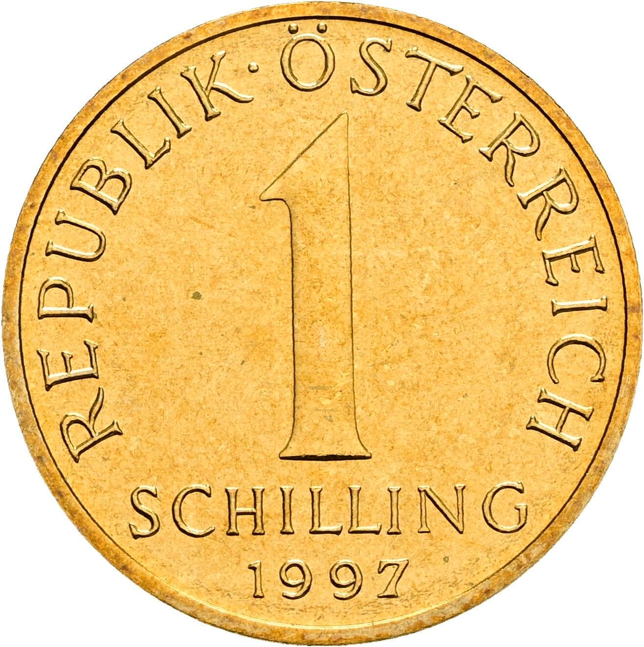 1 Schilling 1997 – Vorderseite