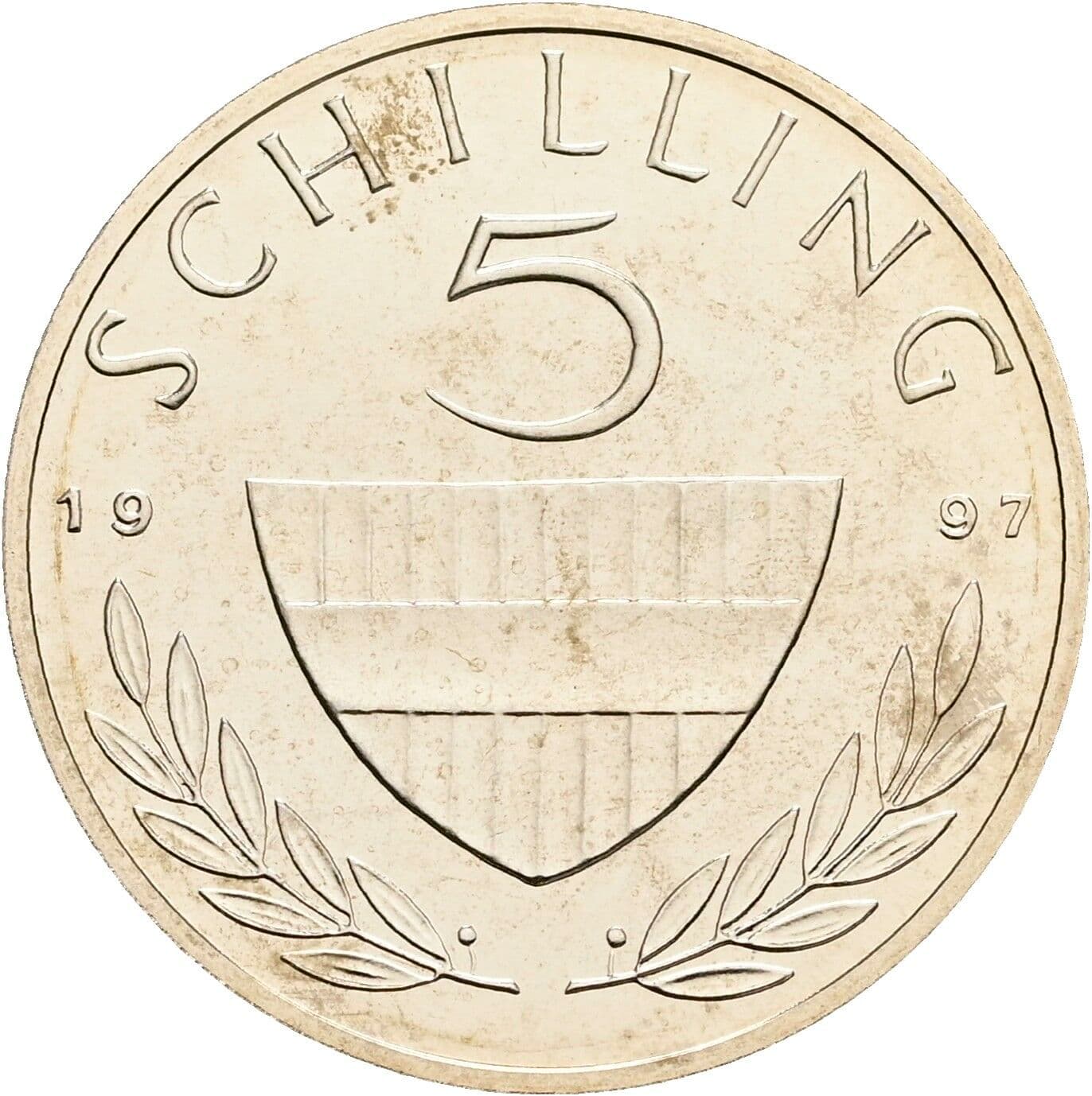 5 Schilling 1997 – Vorderseite
