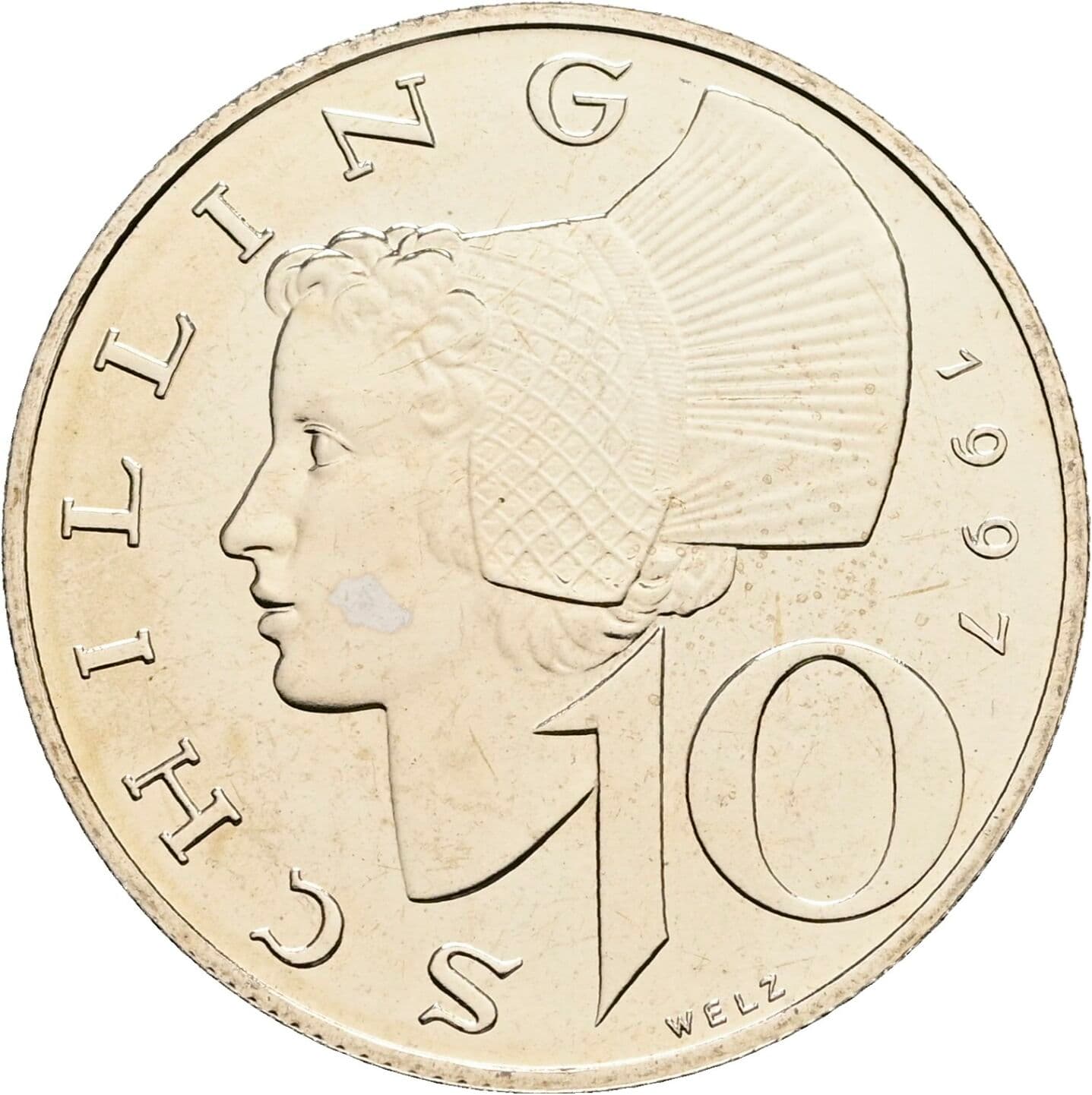 10 Schilling 1997 – Vorderseite