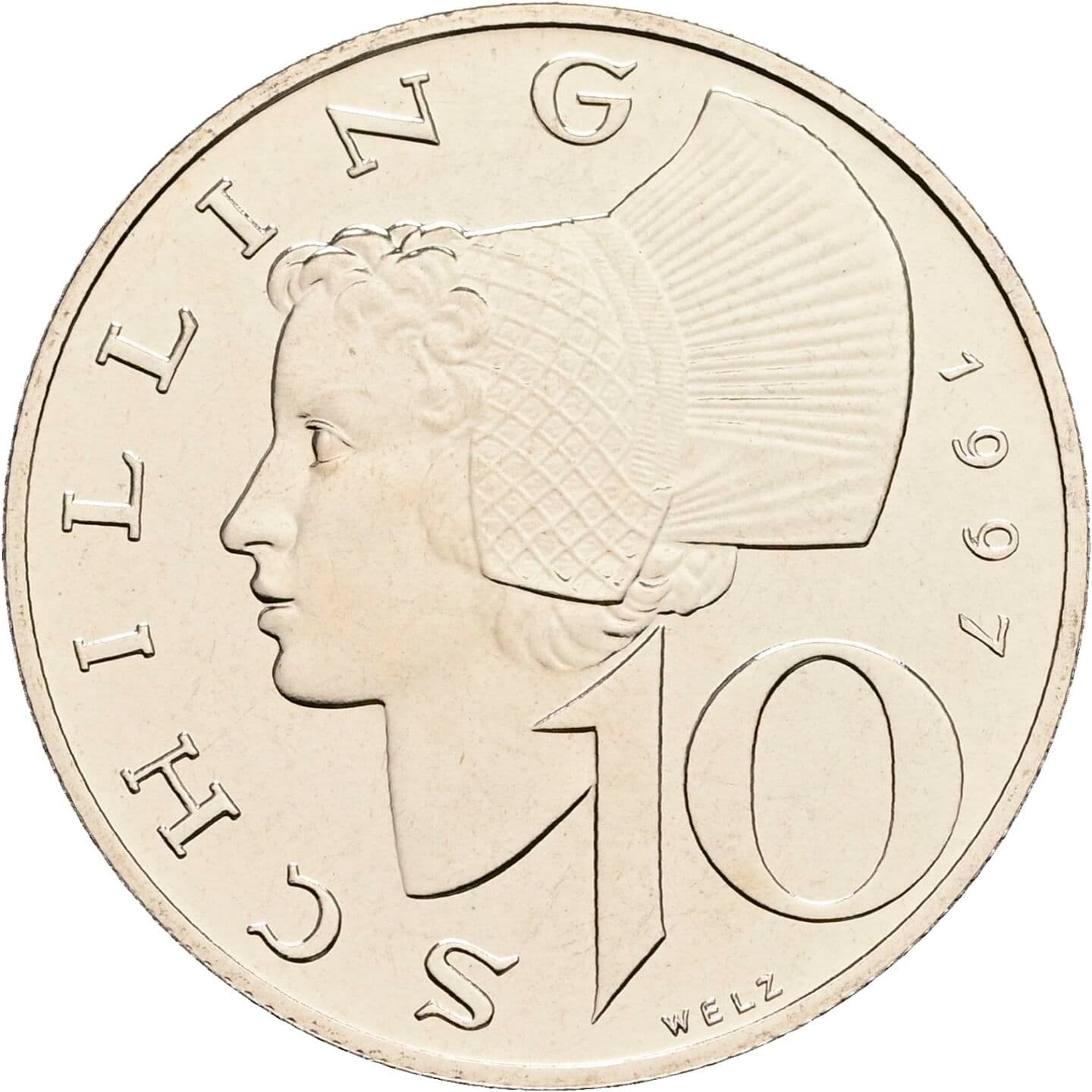 10 Schilling 1997 – Vorderseite