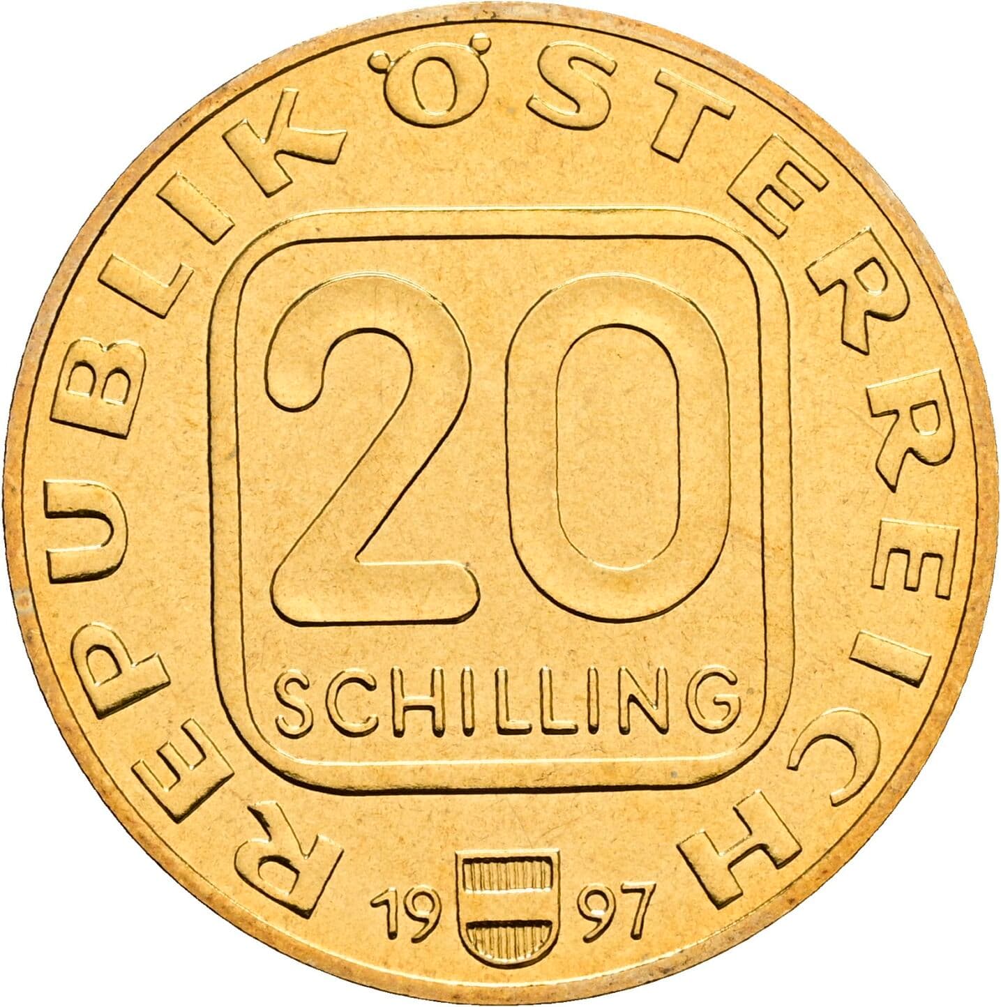 20 Schilling 1997 – Vorderseite