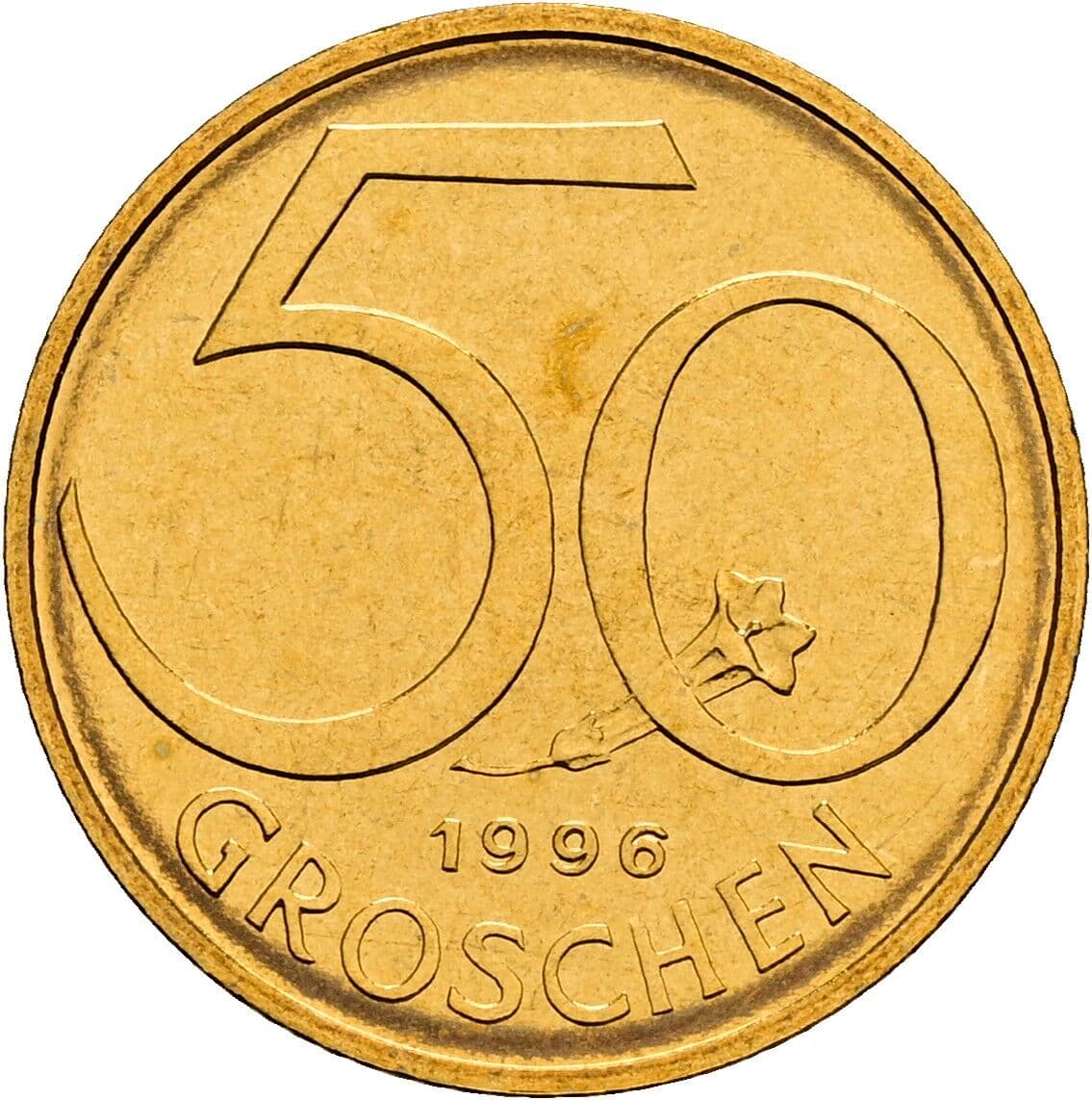 50 Groschen 1996 – Vorderseite