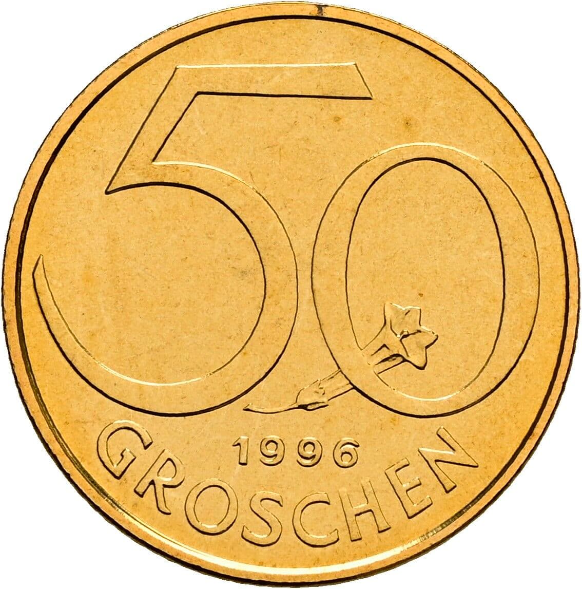 50 Groschen 1996 – Vorderseite