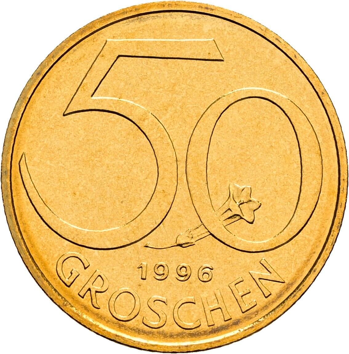 50 Groschen 1996 – Vorderseite