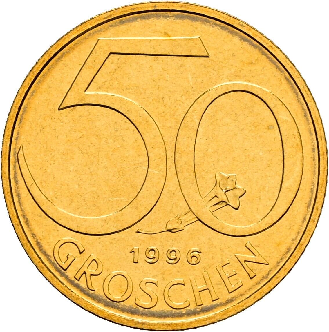 50 Groschen 1996 – Vorderseite
