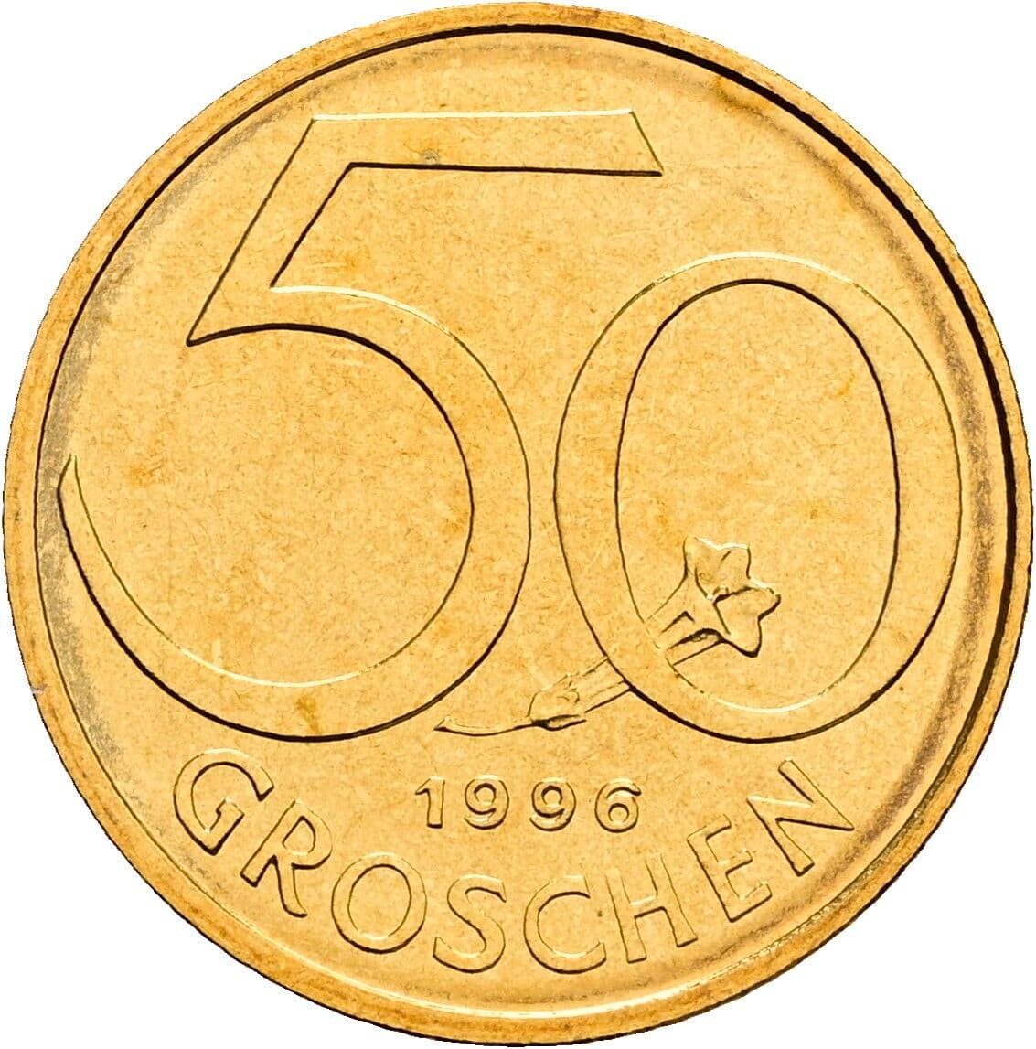 50 Groschen 1996 – Vorderseite