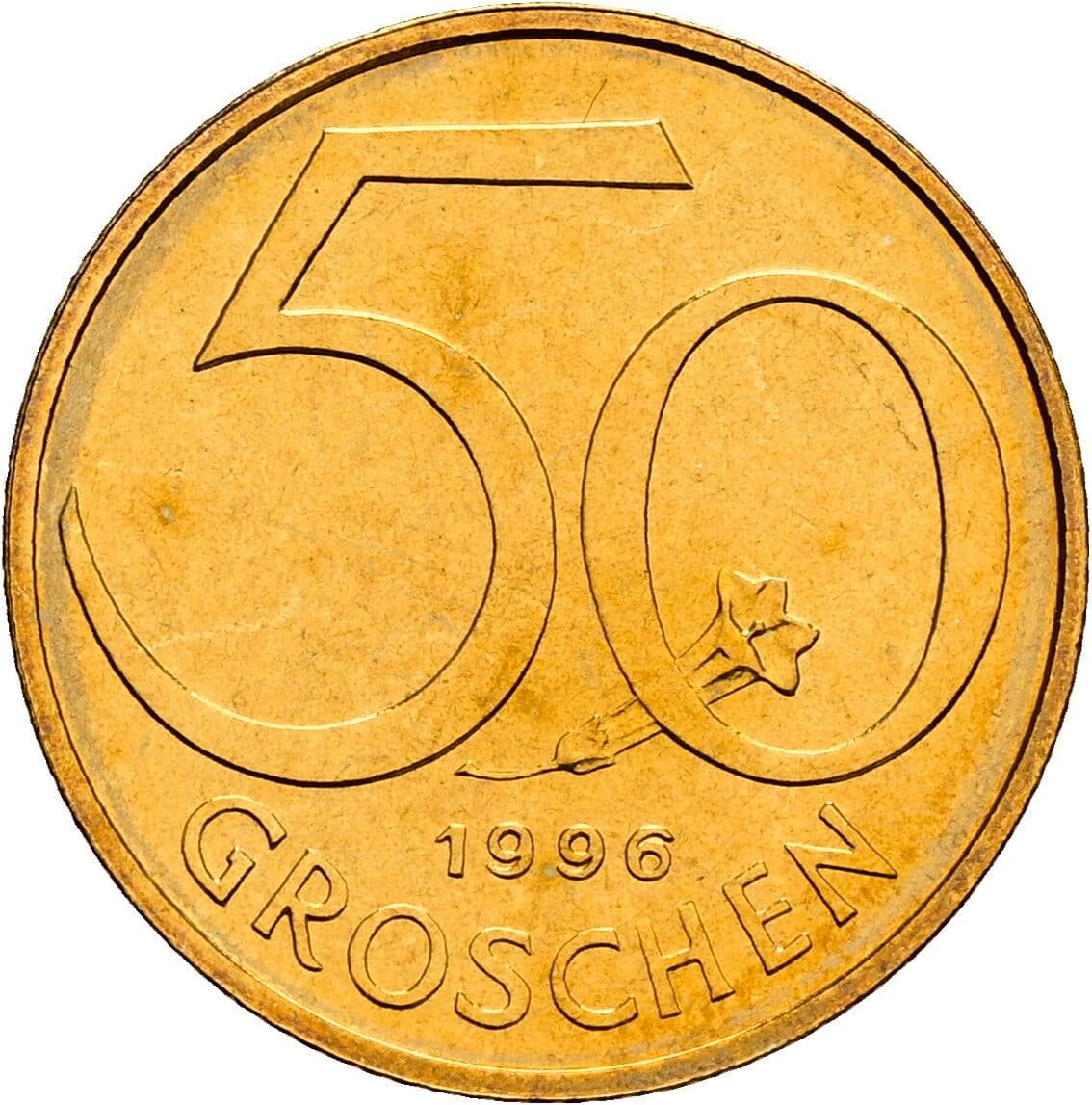 50 Groschen 1996 – Vorderseite
