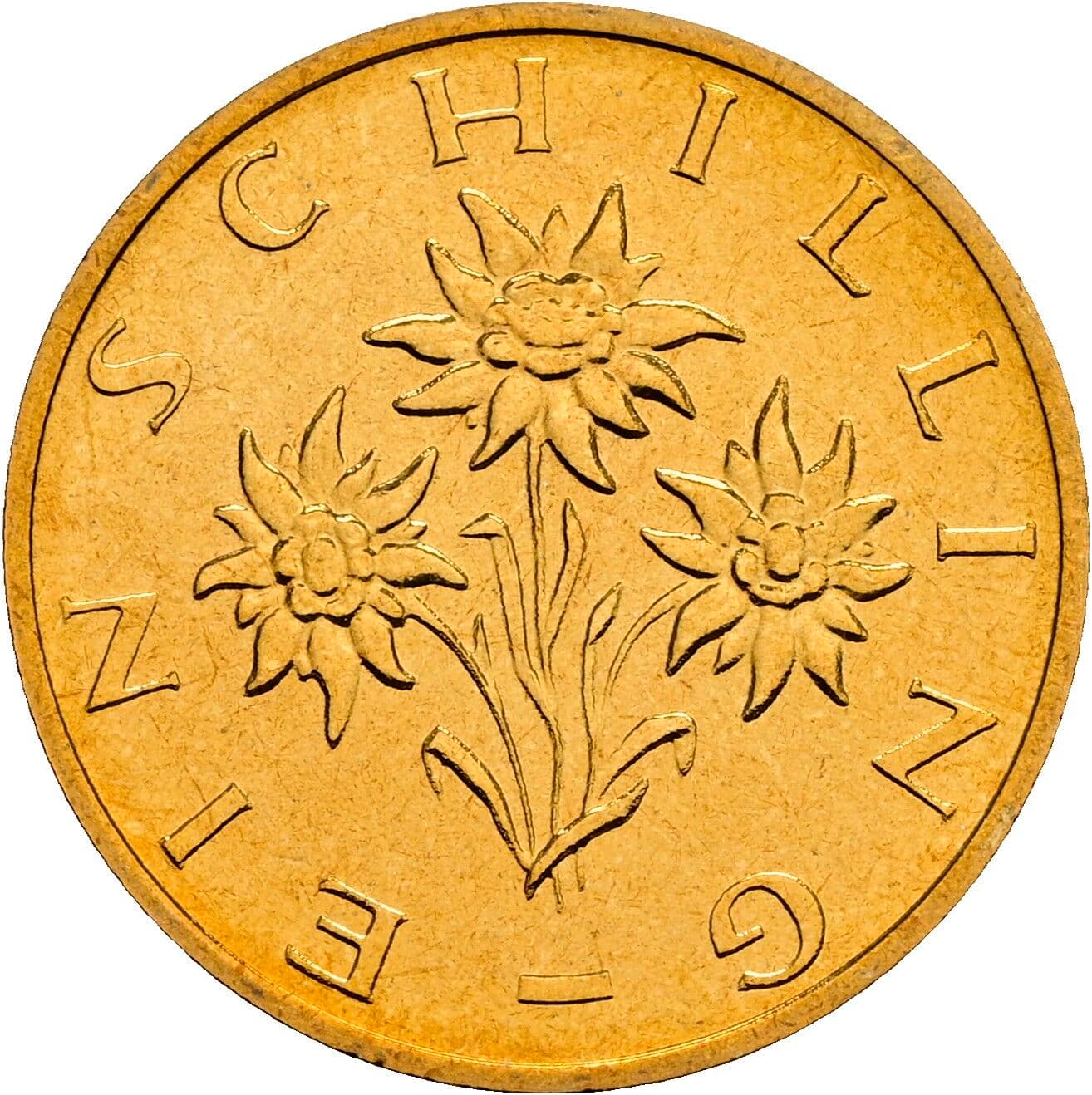 1 Schilling 1996 – Rückseite
