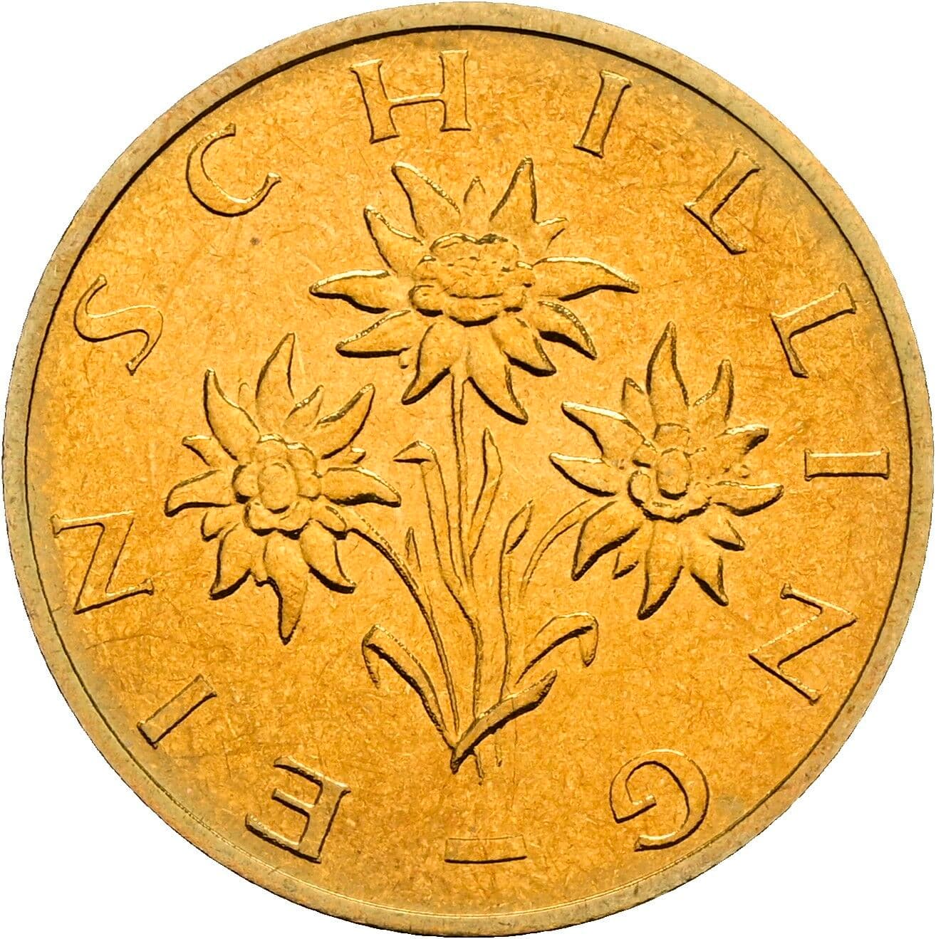1 Schilling 1996 – Rückseite