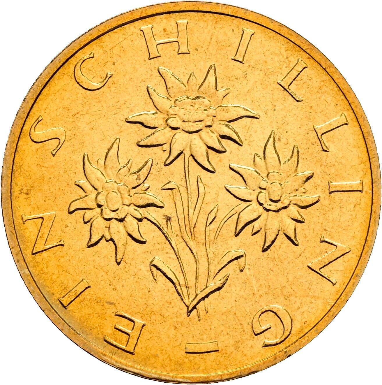1 Schilling 1996 – Rückseite