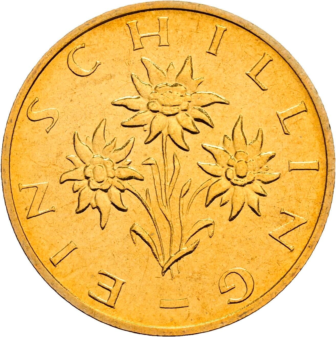1 Schilling 1996 – Rückseite