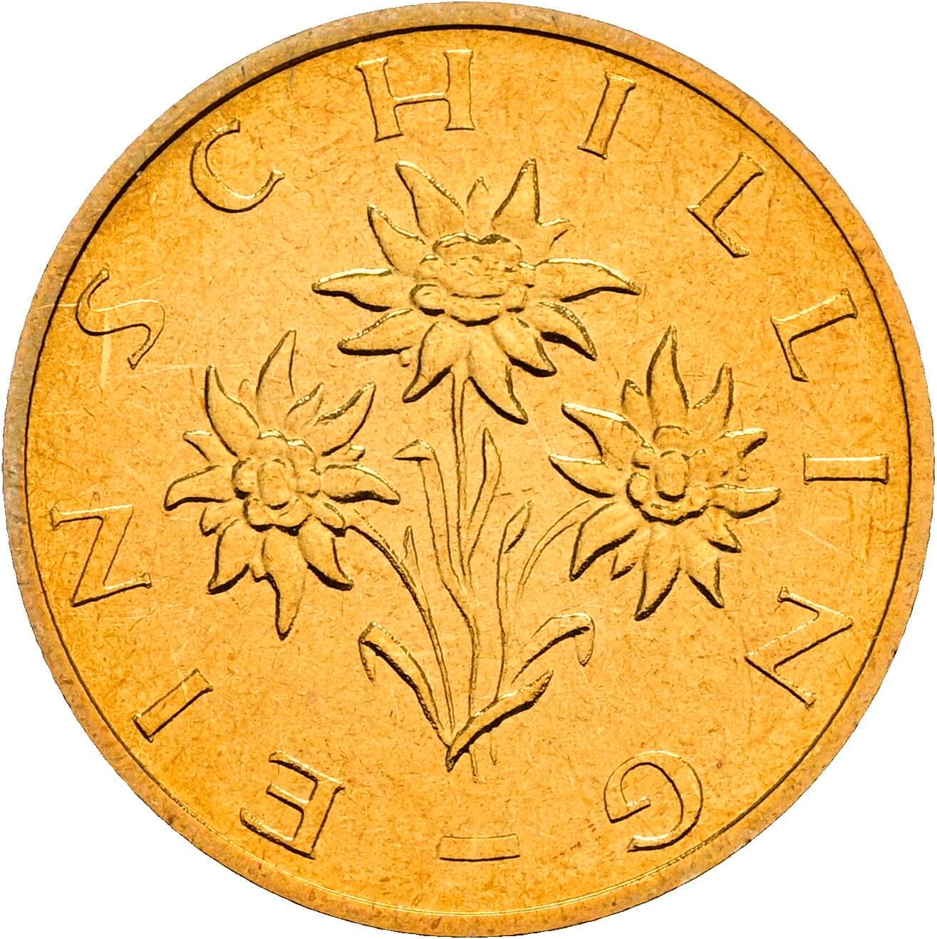 1 Schilling 1996 – Rückseite