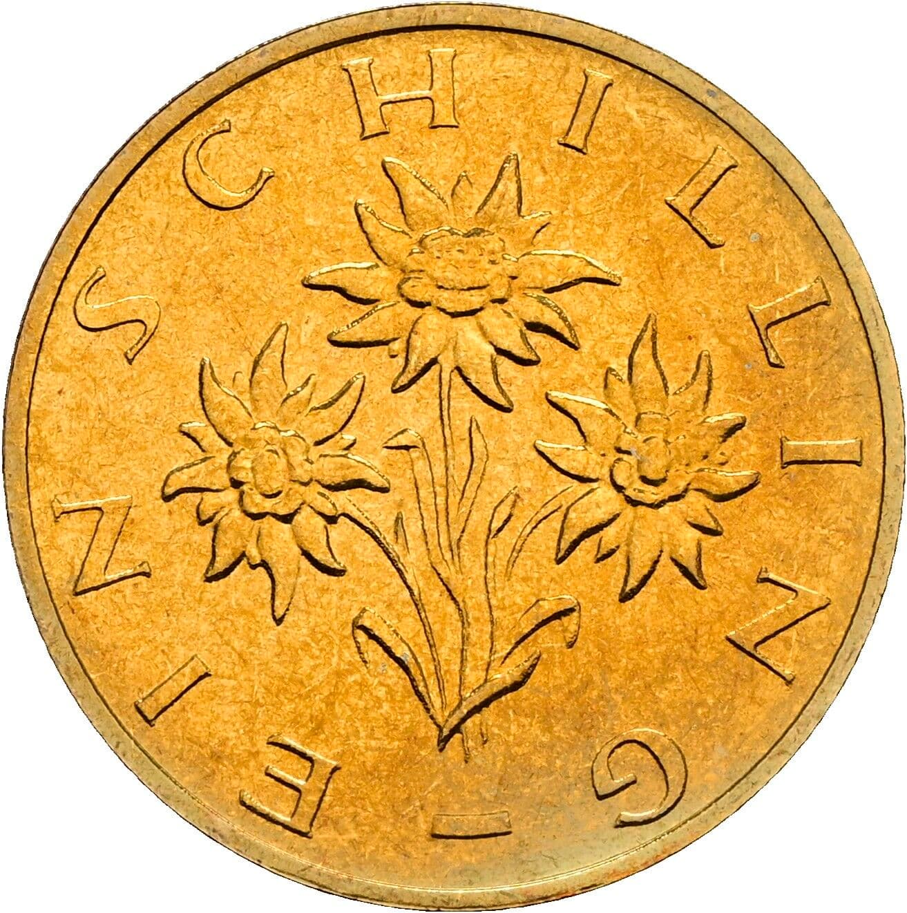 1 Schilling 1996 – Rückseite