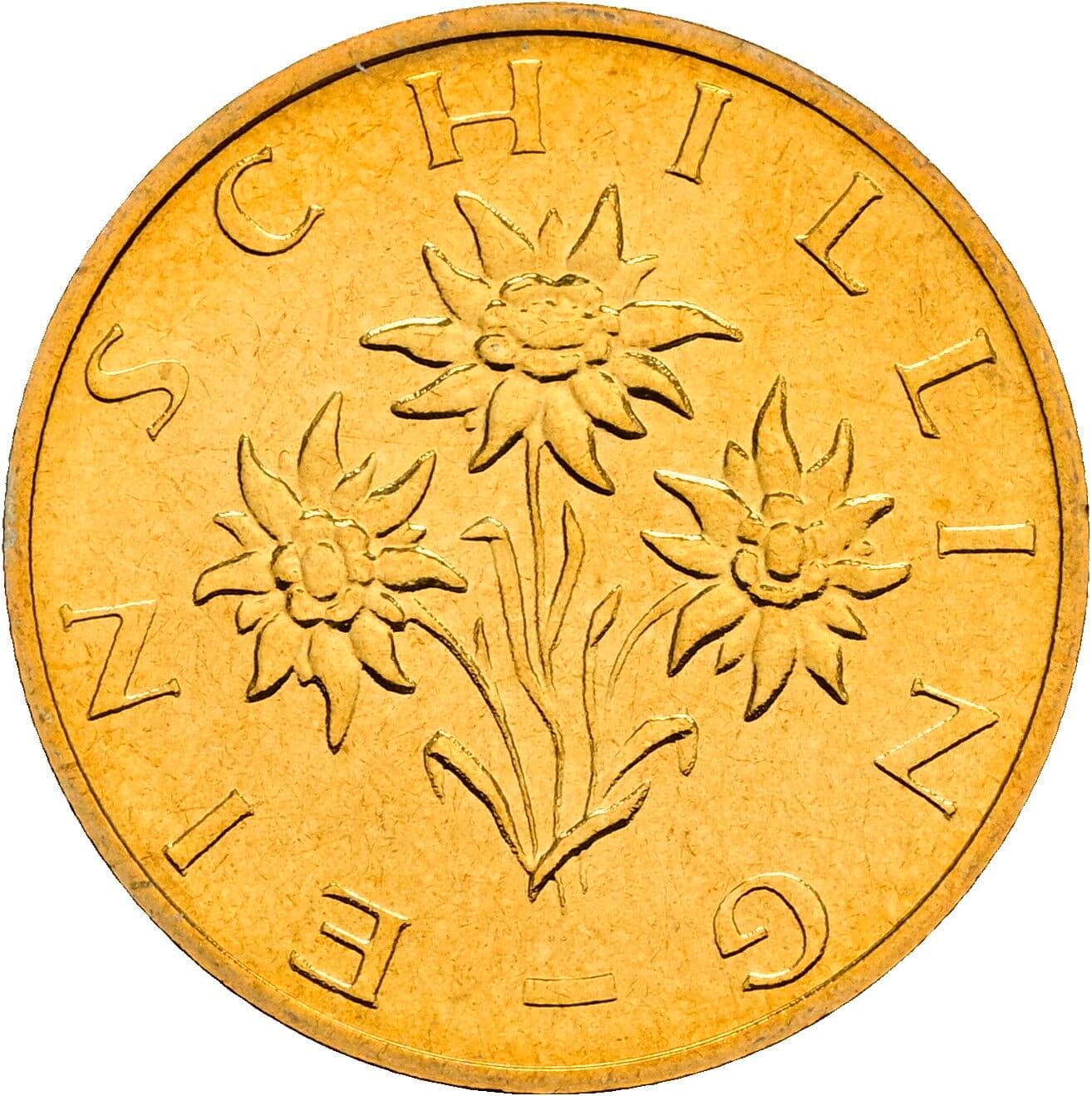 1 Schilling 1996 – Rückseite